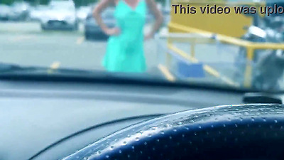 Milf teases me in the mall in front of everyone and makes me cum in the parking lot