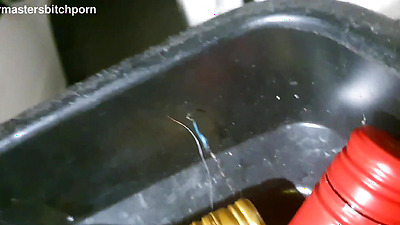 Brazen Kiwi Trashy slut pissed on in plain view on the sidewalk as motorist yells out