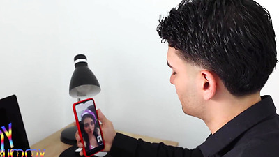 Madison stil cheats on her husband with some friends then gets caught so he joins the gang bang on an intense dp fuck to cum on her face