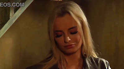 Bent Over Big Arse Blonde Lesbian Submissive Spanked Hard