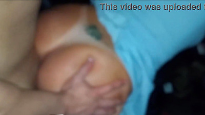 Whore redhead sucks another man in front of the cuckold