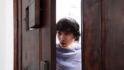 Curious Stud Catches his Friend's Hot Mom Taking a Shower