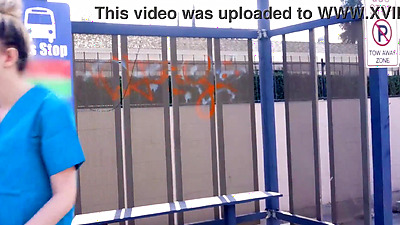 Millie Morgan’s Pussy Rubbed at Bus Stop Turns Into Freeuse Office Fuck!