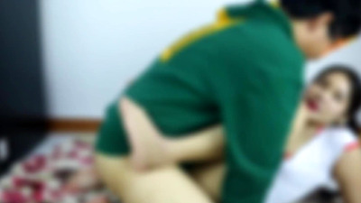 Horny nurse secretly brings a man to fuck next to the refrigerator