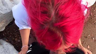 blowjob in public on the beach, friend's wife cheating