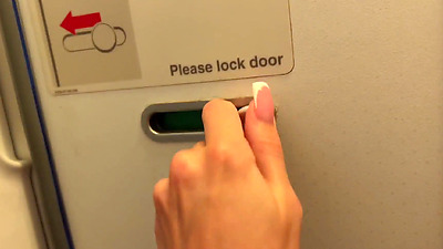 Risky Public Jerking Off On A Plane Full Of People - Public Penis Flashing