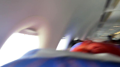 Risky Public Jerking Off On A Plane Full Of People - Public Penis Flashing