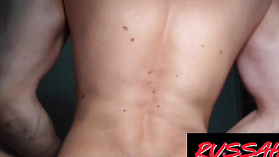 4 cocks fucking the asses of naughty skinny girls without a condom