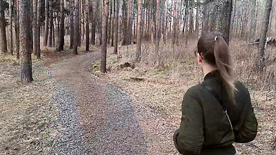 I met a nymphomaniac in a forest park, dragged me into the bushes and brought me to orgasm!