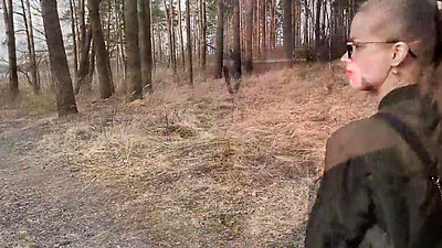 I met a nymphomaniac in a forest park, dragged me into the bushes and brought me to orgasm!