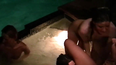 Real Hot Tub Party Gets Out Of Hand With Girls Tasting And Licking Pussy For The First Time