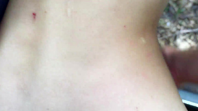 Pink-haired Girl Public Blowjob and Hardcore Sex on Train