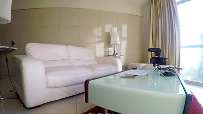 Big Tits African Chick Measured & Fucked At Fake Modeling Casting!