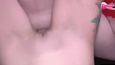 German skinny housewife does gangbang in swinger club