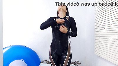 Moonblack bathtub fetish neoprene