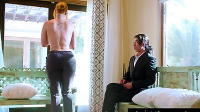 MOMMY'S BOY - Busty MILF Lauren Phillips Gives 18yo Journalist A Nuru Massage For Research Purposes