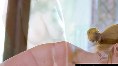 MOMMY'S BOY - Busty MILF Lauren Phillips Gives 18yo Journalist A Nuru Massage For Research Purposes