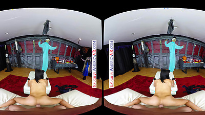 Treat Yourself This Halloween With A Busty Cat Babe Thirsty For Cream - Audrey Bitoni