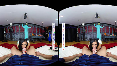 Treat Yourself This Halloween With A Busty Cat Babe Thirsty For Cream - Audrey Bitoni