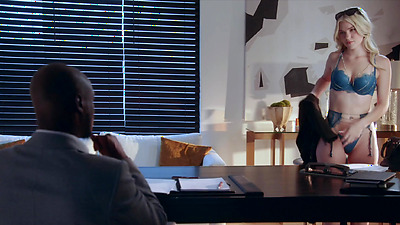 BLACKED Blonde Hottie Jazlyn Is Obsessed With Her BFF's Boss - Jazlyn Ray