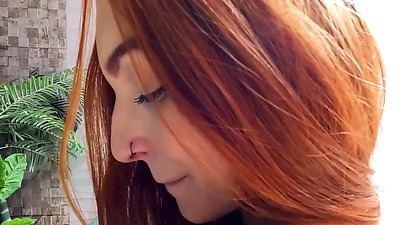 FUCKING YOUNG REDHEAD'S BUTTHOLE