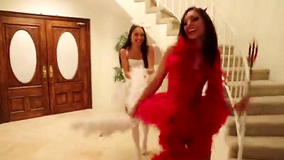 Celeste Star Fucking In The Couch With Her Lingerie - The Booty