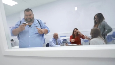 Sasha Pearl, Parker Ambrose: Horny big tit office whore sucking fat shaft at work