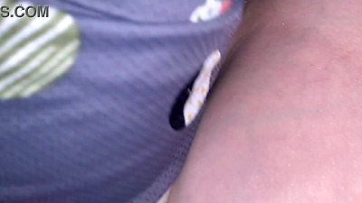 stepbrother tries slipping his penis inside stepsisters booty without her noticing, she has the perfect booty for anal