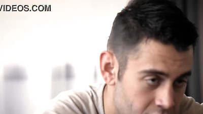 Professor don't mind sharing his big tits wife in a threeway with his student