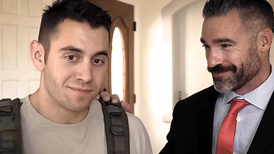 Professor don't mind sharing his big tits wife in a threeway with his student