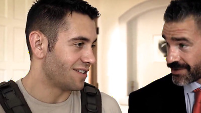 Professor don't mind sharing his big tits wife in a threeway with his student