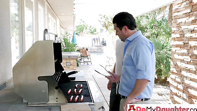 Sami Takes Advantage Of Bff S Horny Daddy And Makes Him Bang Her Hard