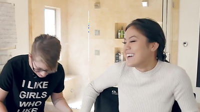 Two Best Friends Having Passionate Lesbian Sex - Alina Lopez, Kendra Spade