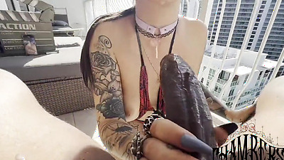 Anna Chambers Is A Russian PAWG She Rims & Gets Pissed On By BBC Black Mamba