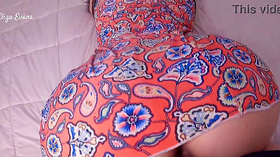 BIG BUTT POV!! Twerk. Hot homemade porn. Eliza Evans. Spread