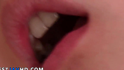 Miu Suzuha supplies a cool oral job on camera, showcasing her amazing Japanese skills for all to see. JAV porn at its finest.