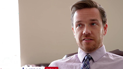 Alison Rey Won't Let Her Horny Employee Mess Around With The New Chick