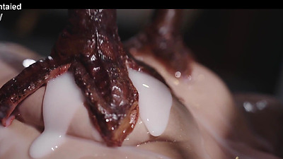 Josephine Jackson Monster Fucked - Cum Bitch Enjoying Being Used And Creampied in Anime Hentai 3d Sex