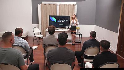 ACCIDENTAL GANGBANG - Hot Sex Trainer Gets Gangbanged And Face Covered In Cum - Danny Mountain