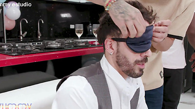 Sensual stripper Emma Smak gets fucked by 1, 2, 3, guys and then gangbanged by all 5 of them DP