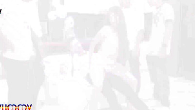 Sensual stripper Emma Smak gets fucked by 1, 2, 3, guys and then gangbanged by all 5 of them DP