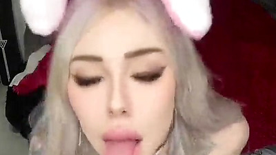 Bunny Chick Loves To Fuck With A Big Penis And Cum