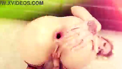 Manhandle and TAP goes wet, Larissa Leite, 5on1, Mixed Boys, Balls Deep, DAP, Extreme Deepthroat, No Pussy, Rough Sex, Big Gapes, Pee Cum in Mouth, Swallow AH079