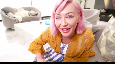 Dirty guys horny stepmom with big tits Adira Allure gave a perfect handjob