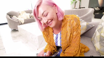 Dirty guys horny stepmom with big tits Adira Allure gave a perfect handjob