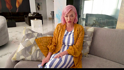 Dirty guys horny stepmom with big tits Adira Allure gave a perfect handjob