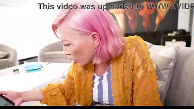 Dirty guys horny stepmom with big tits Adira Allure gave a perfect handjob