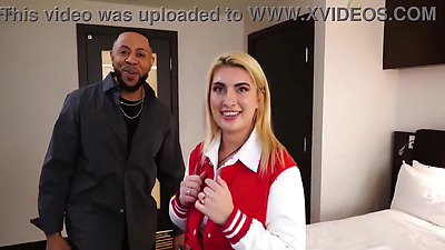 Cute Guy’s Monstrous Shaft Drills Kylie’s Cunt Deep!