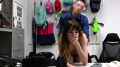 Lana Smalls Plans Are Cut Short by Loss Prevention Officer Billy - teenperp