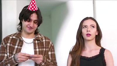 FamilyStroking - Brunette Teen Stepsister Orgasms While Letting Big Shaft Stepbrother Use Her As His Blow Up Doll - Serena Hill, Rusty Nails, Elias Cash